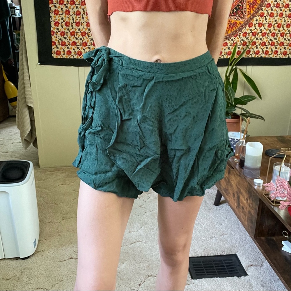 Women's S Kirious LA Green Wrap Scort